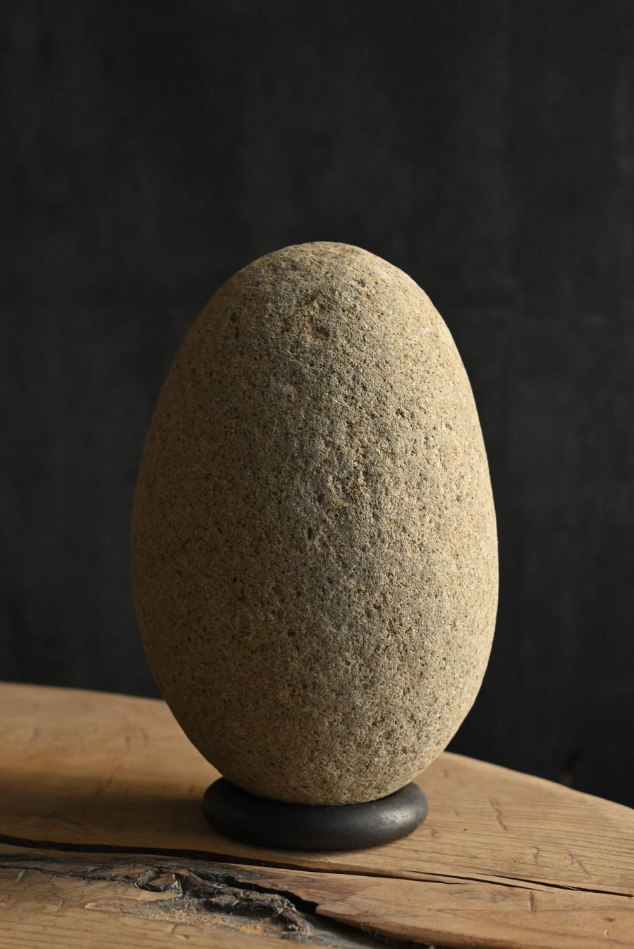 Other Old Japanese egg-shaped appreciation stone/stone object/Japanese scholar's stone