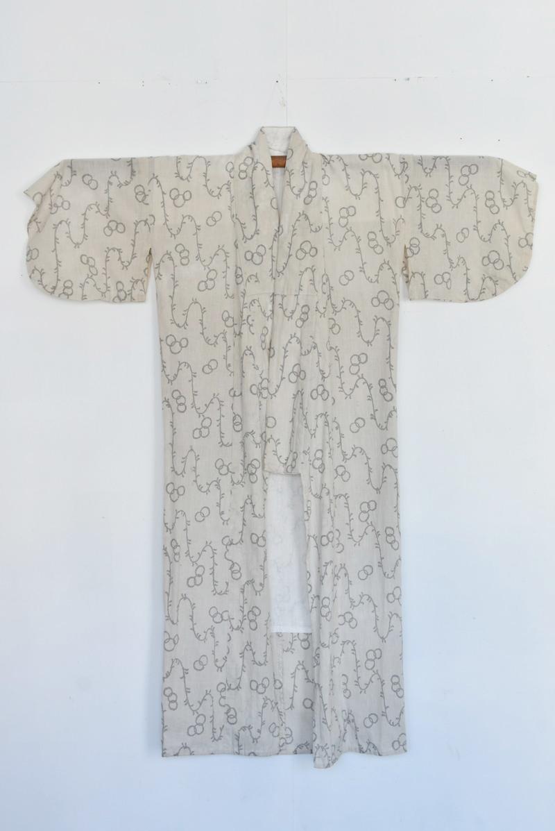 Old Japanese Kimono / 1912-1945 / Wandbehangsdekoration / Wandteppich (Baumwolle) im Angebot
