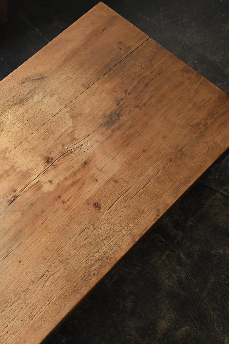 Old Japanese large wooden low table/20th century/sofa table/center table For Sale 3