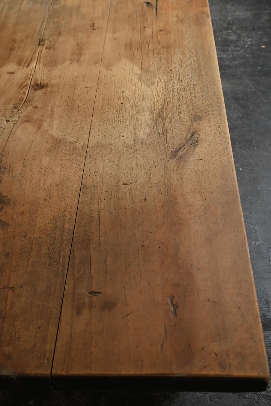 Old Japanese large wooden low table/20th century/sofa table/center table For Sale 6