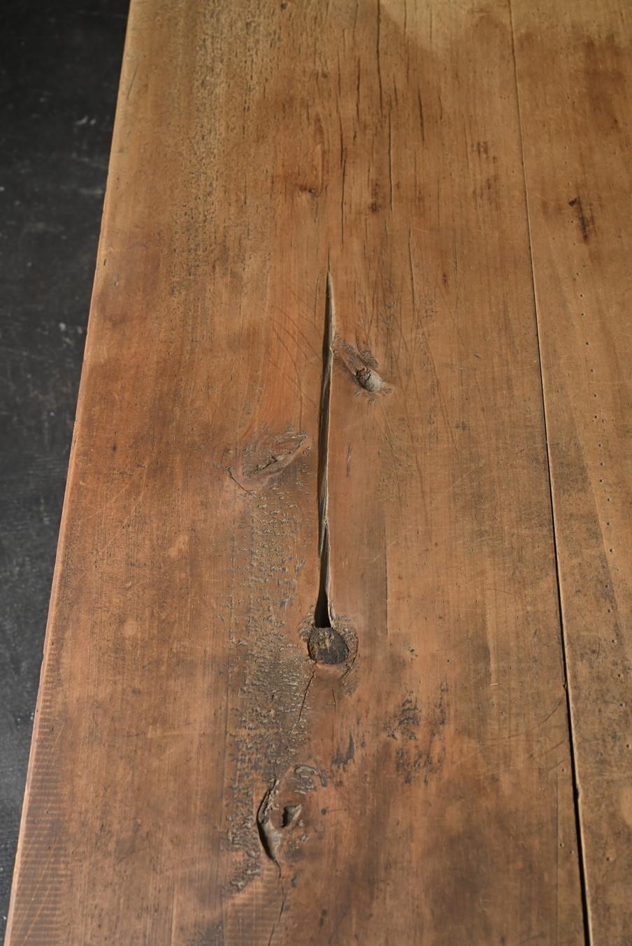 Old Japanese large wooden low table/20th century/sofa table/center table For Sale 7