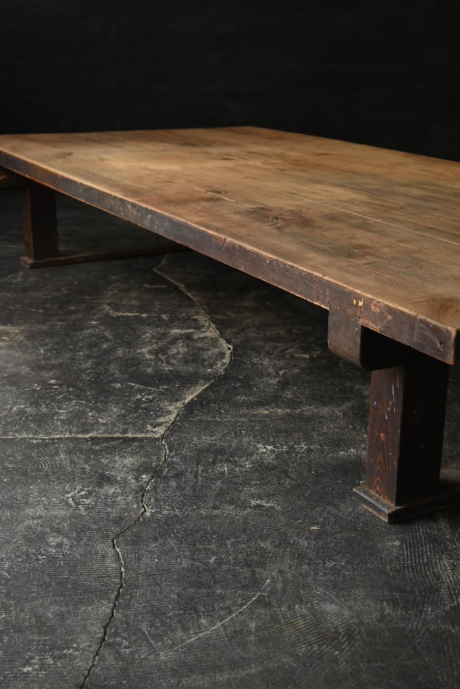 Old Japanese large wooden low table/20th century/sofa table/center table For Sale 11