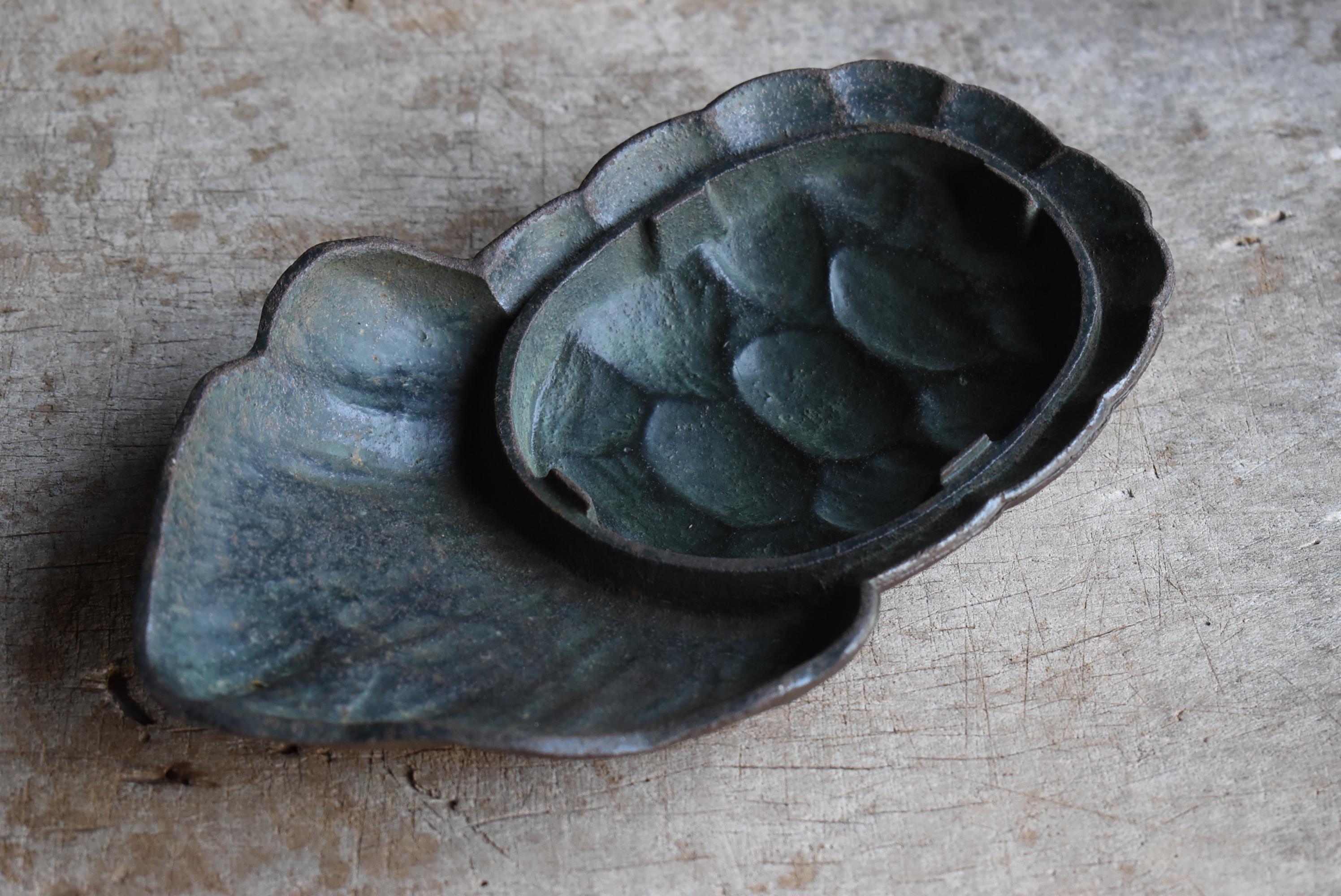 Antigua Tortuga Japonesa de Hierro Artesanal 1960s-1980s / Wabi Sabi 8