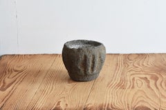 Old Japanese or Korean Stone Figurine / Stone Water Basin / Garden Figurine