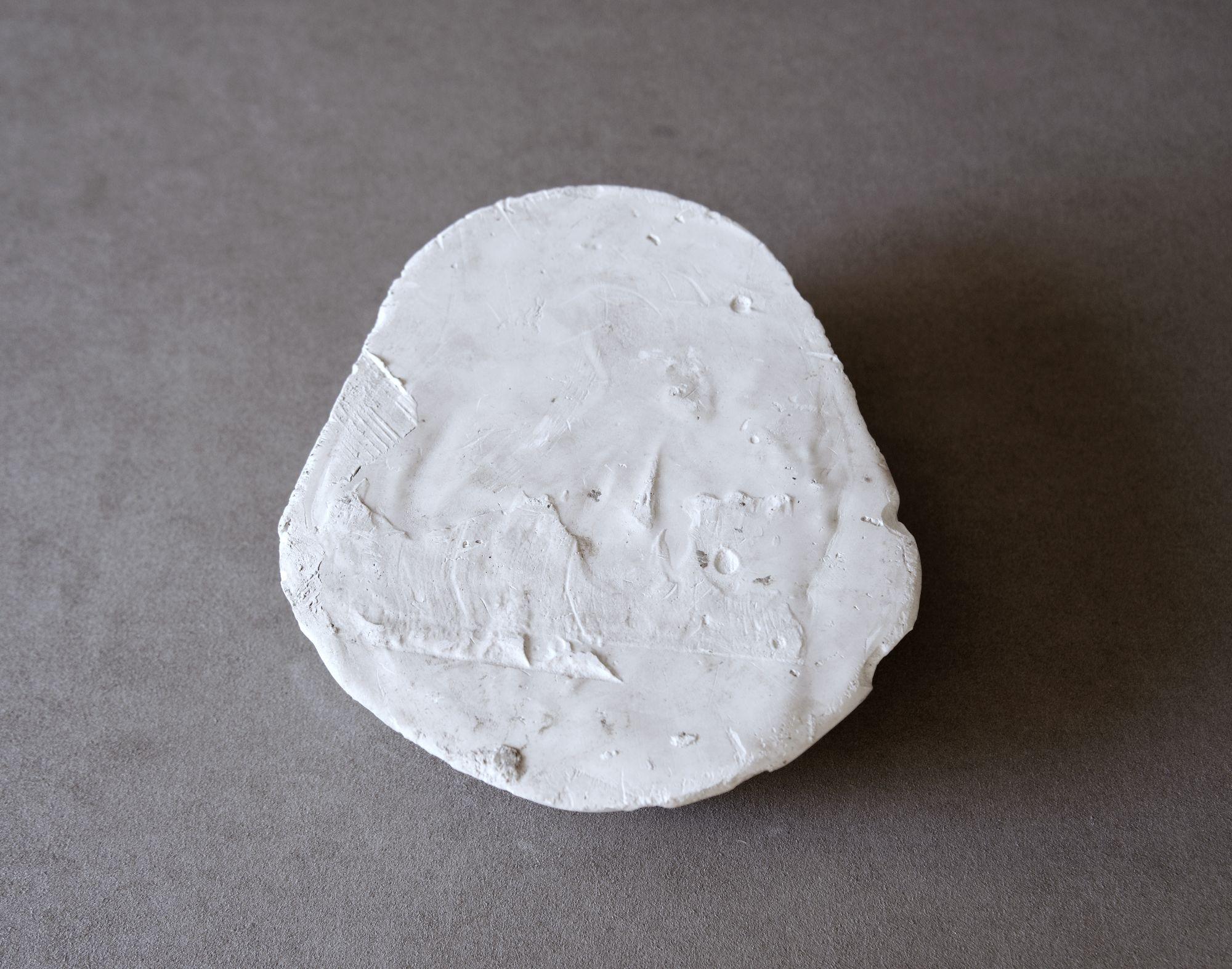 Cast Old Japanese Plaster mold for Okame Mask For Sale
