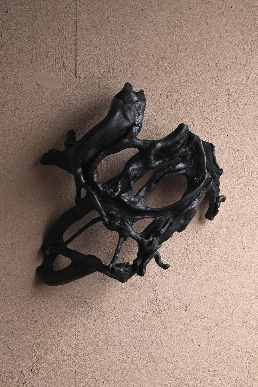 Objeto antiguo de raíz japonesa/Ornamento de pared/Decoración de pared en Bueno estado para la venta en Sammu-shi, Chiba
