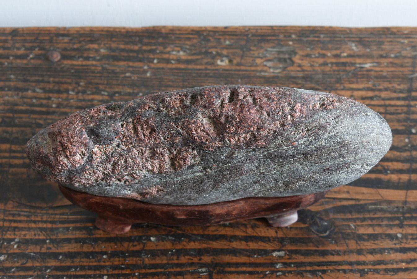 Old Japanese Scholar's Stone / Beautiful Appreciation Stone/Natural Stone For Sale 8