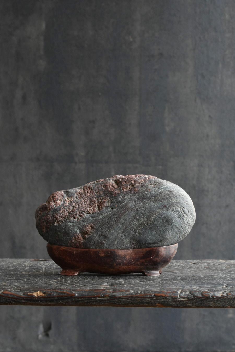 Showa Old Japanese Scholar's Stone / Beautiful Appreciation Stone/Natural Stone For Sale