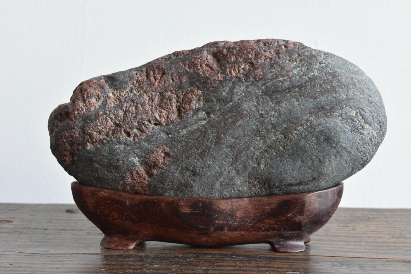 20th Century Old Japanese Scholar's Stone / Beautiful Appreciation Stone/Natural Stone For Sale