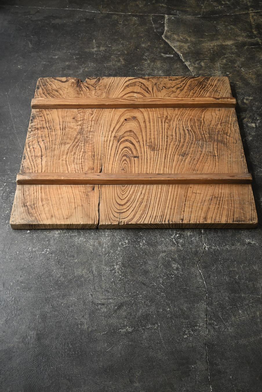 Old Japanese simple wood grain wall hanging board / 1868-1920 / Wabi-sabi board 7