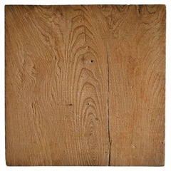 Old Japanese simple wood grain wall hanging board / 1868-1920 / Wabi-sabi board