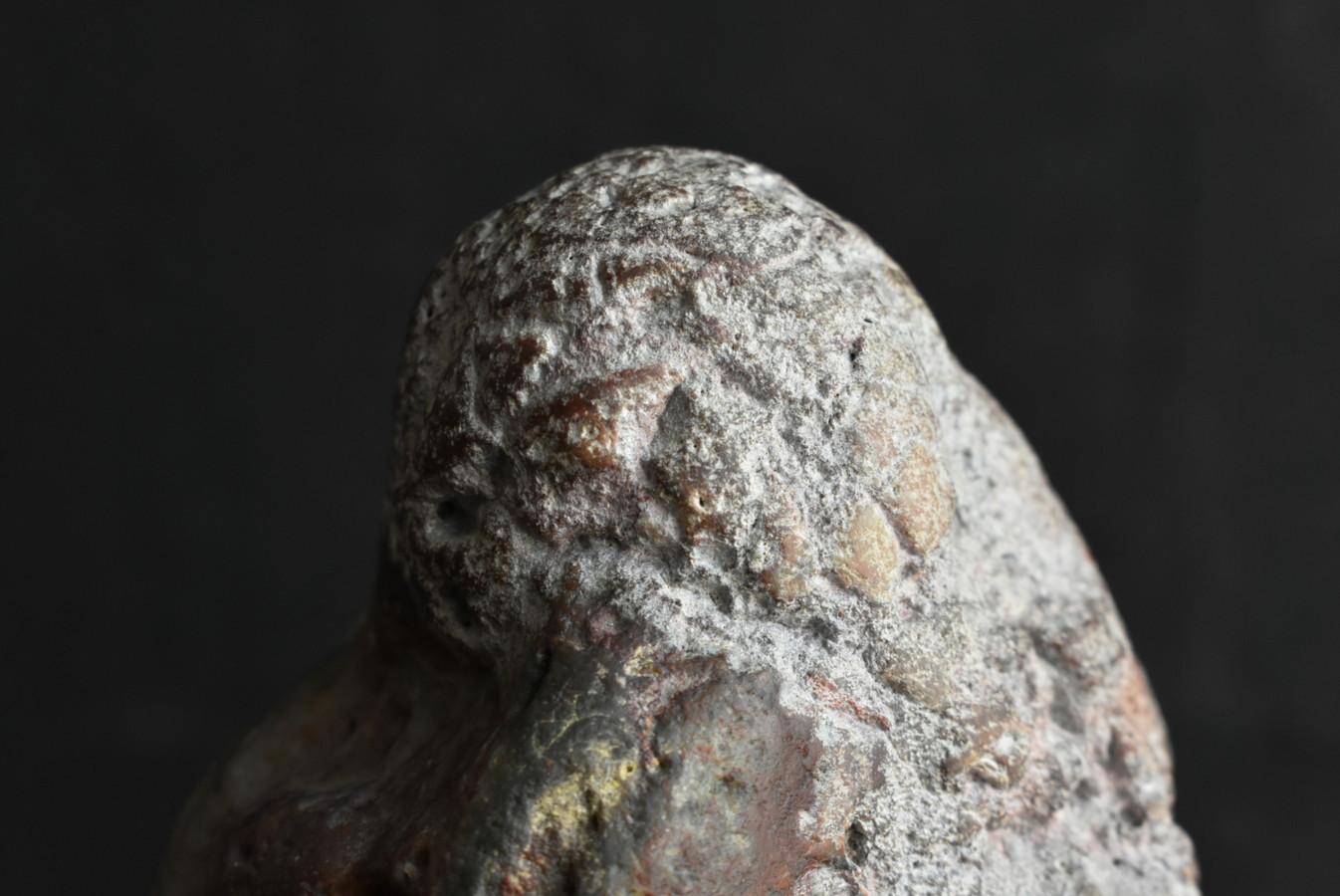 Antica statuetta giapponese in pietra a forma di Daruma / Pietra dello studioso in vendita 2