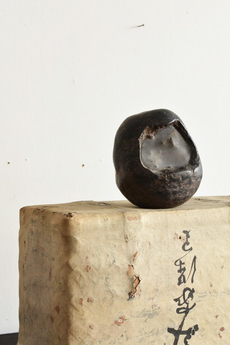 Old Japanese Stone Figurine in the Shape of Daruma / Scholar's Stone 2