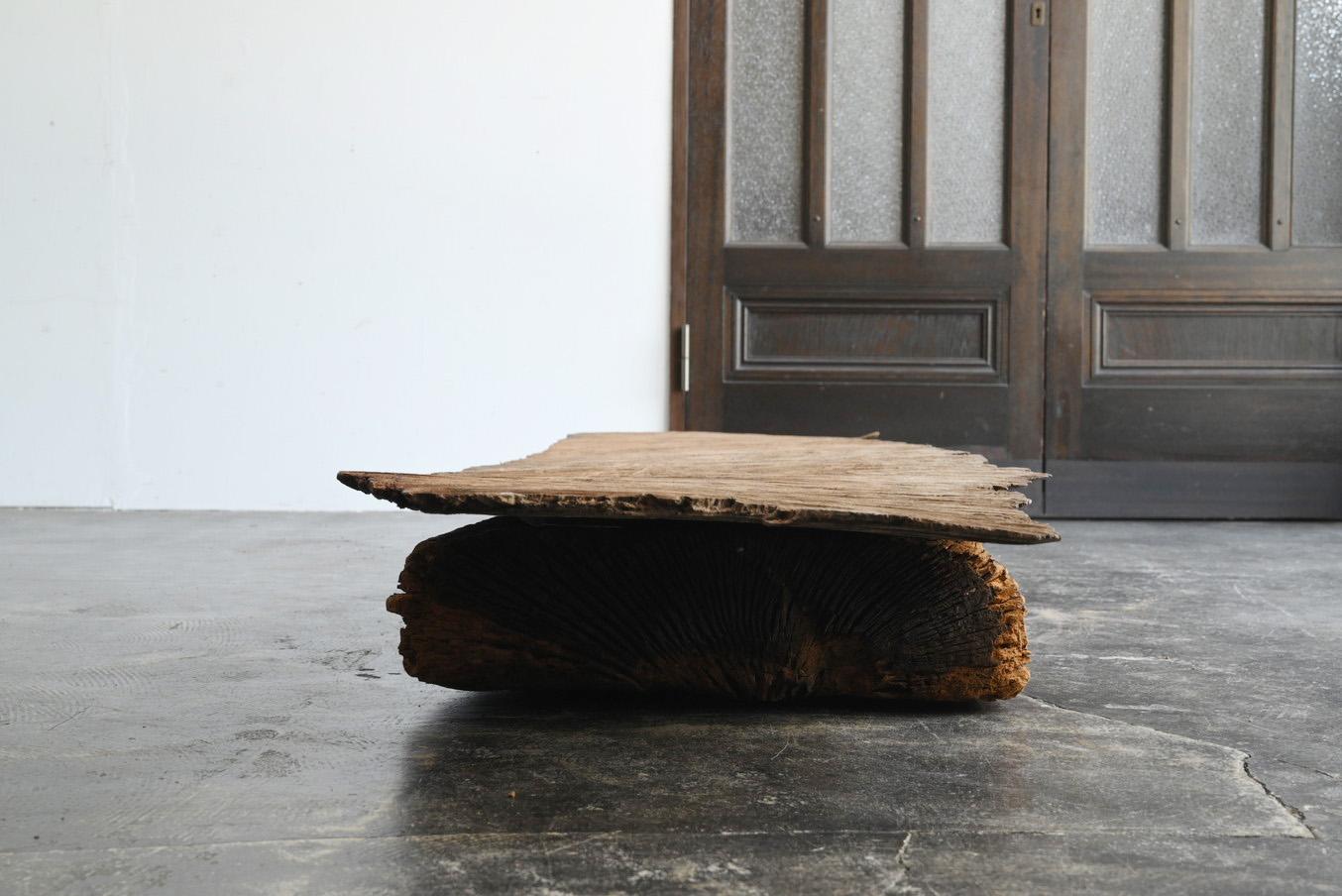 Old Japanese Wabi-Sabi Wooden Low Table / 1900-1920 / Tasteful Table 2