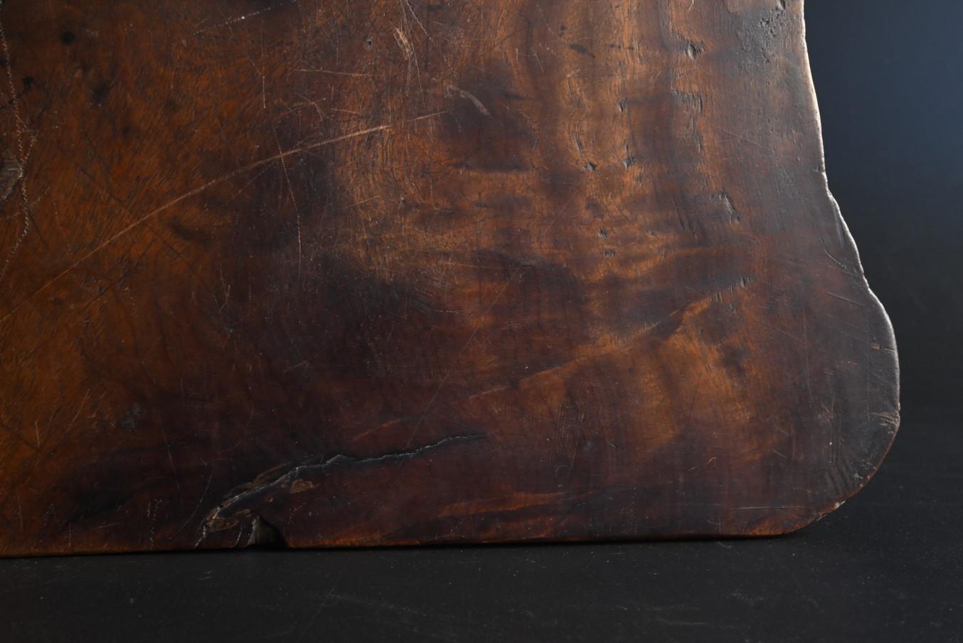Altes japanisches Wabi-sabi-Holztablett / 20. Jahrhundert/Tischgeschirr[obon] im Angebot 11