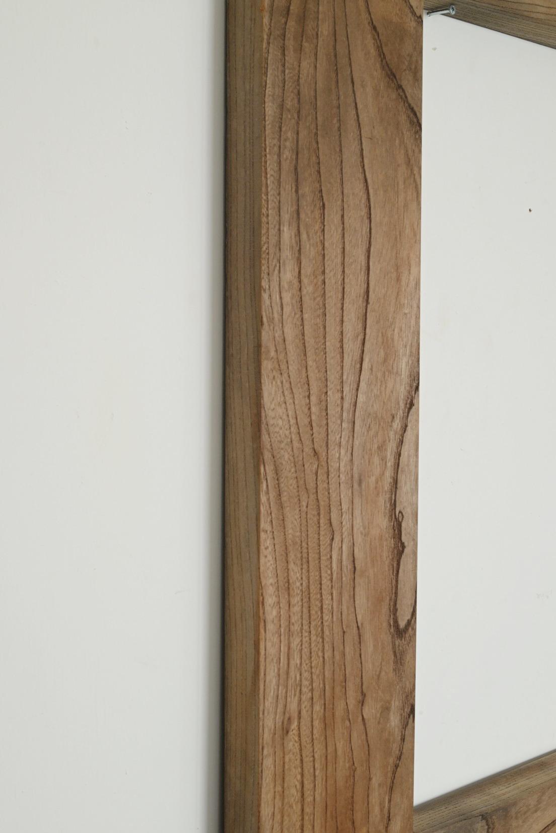 Old Japanese wall-mounted wooden frame / 20th century / large picture frame For Sale 5