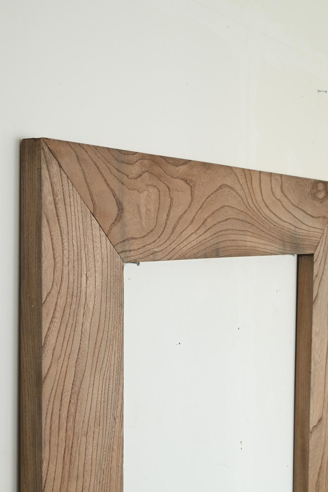 Old Japanese wall-mounted wooden frame / 20th century / large picture frame For Sale 11