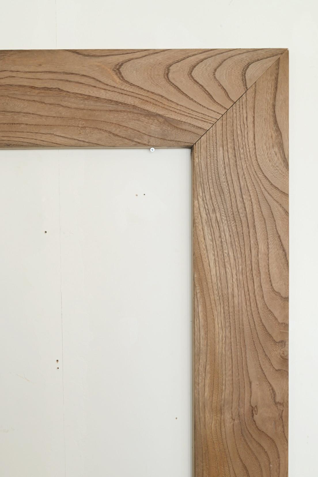 Old Japanese wall-mounted wooden frame / 20th century / large picture frame For Sale 2