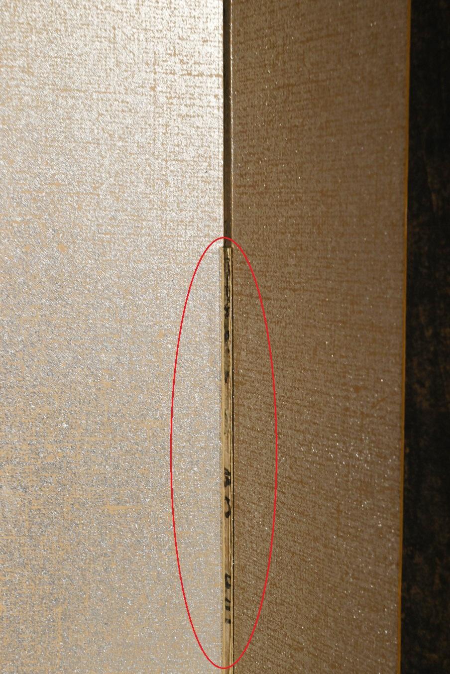 Biombo/separador/objeto antiguo japonés impreso en madera en venta 5