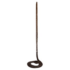Old Japanese wooden large rosary / [Hyakumanben] / Temple equipment