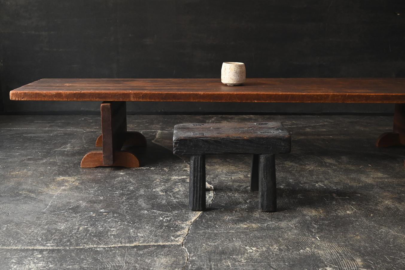 Showa Old Japanese wooden low table/20th century/sofa table