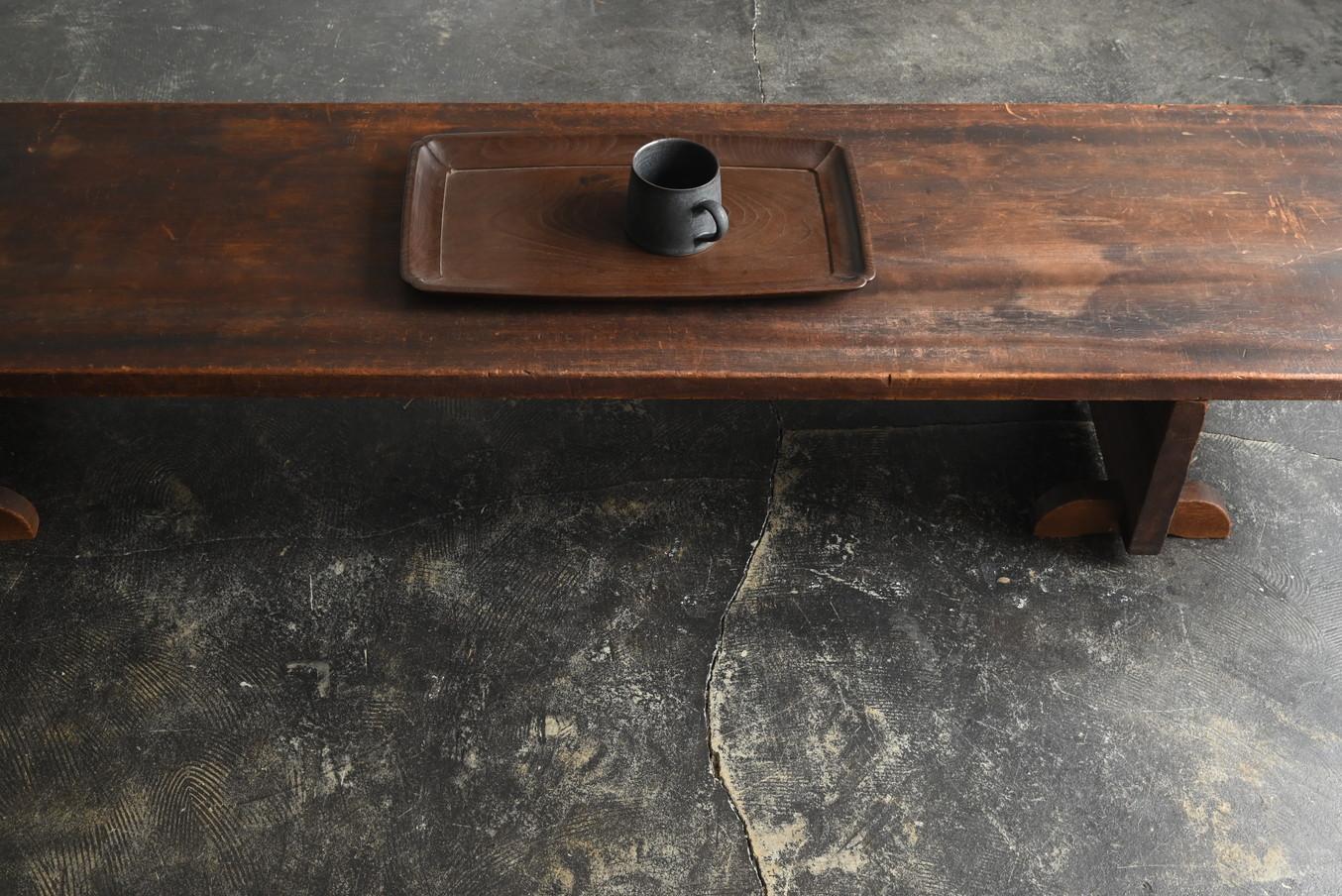 Woodwork Old Japanese wooden low table/20th century/sofa table