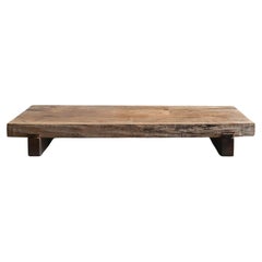 Old Japanese wooden low table/simple design/coffee table