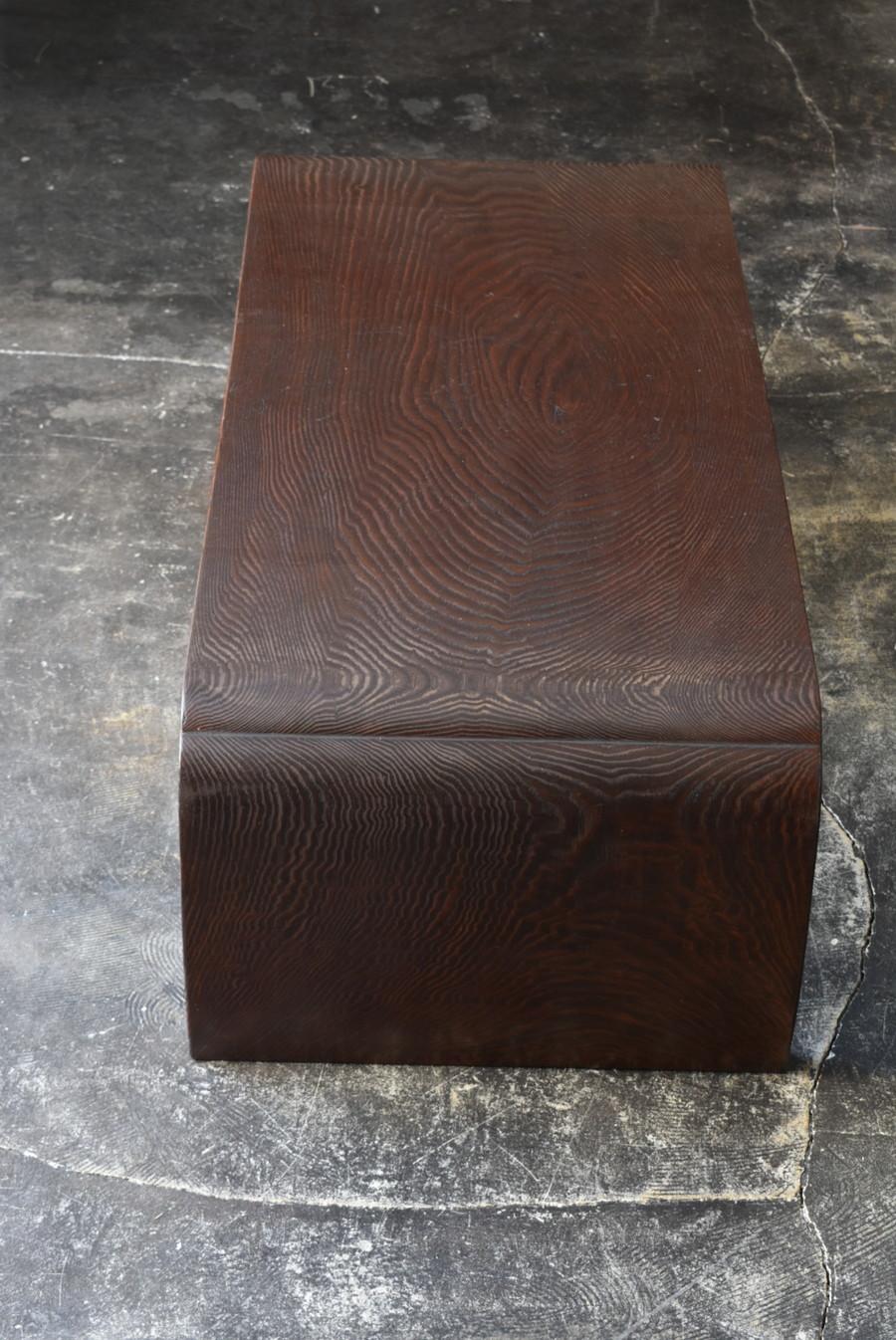 Old Japanese wooden low table/sofa table/modern design For Sale 3