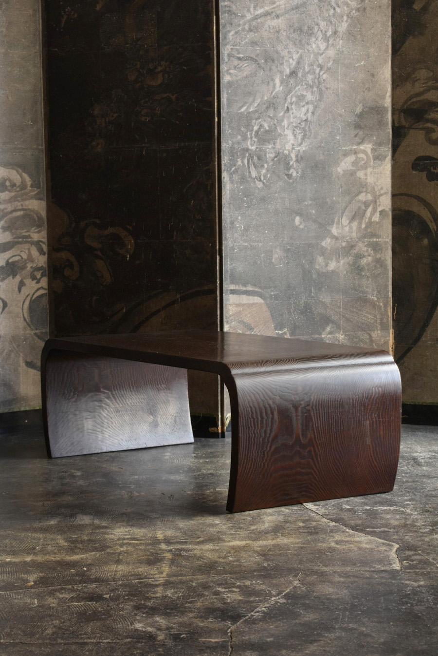 Plywood Old Japanese wooden low table/sofa table/modern design For Sale