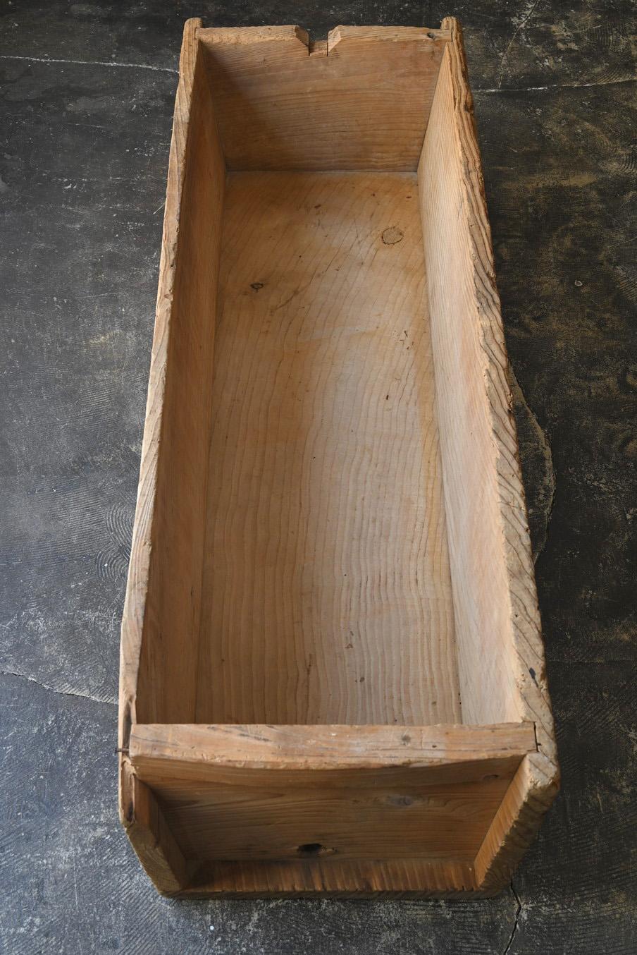 Old Japanese wooden low table/wooden bench/Showa era/feed trough For Sale 10