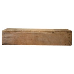 Old Japanese wooden low table/wooden bench/Showa era/feed trough