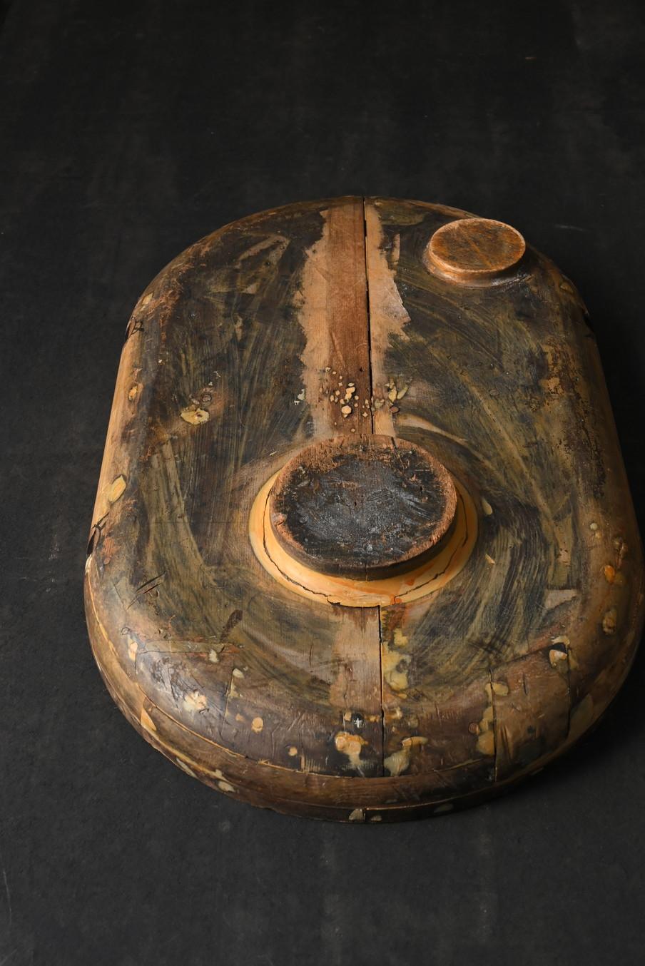 Old Japanese wooden wall hanging object/wooden mold/20th century For Sale 2
