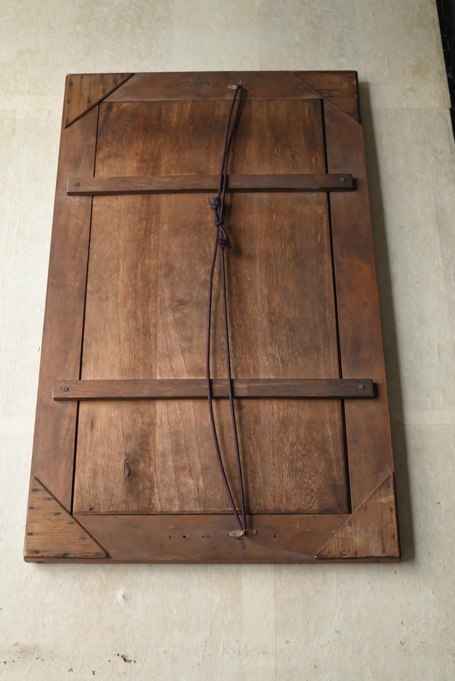Old Japanese wooden wall hanging tropical fish picture / 20th century For Sale 2