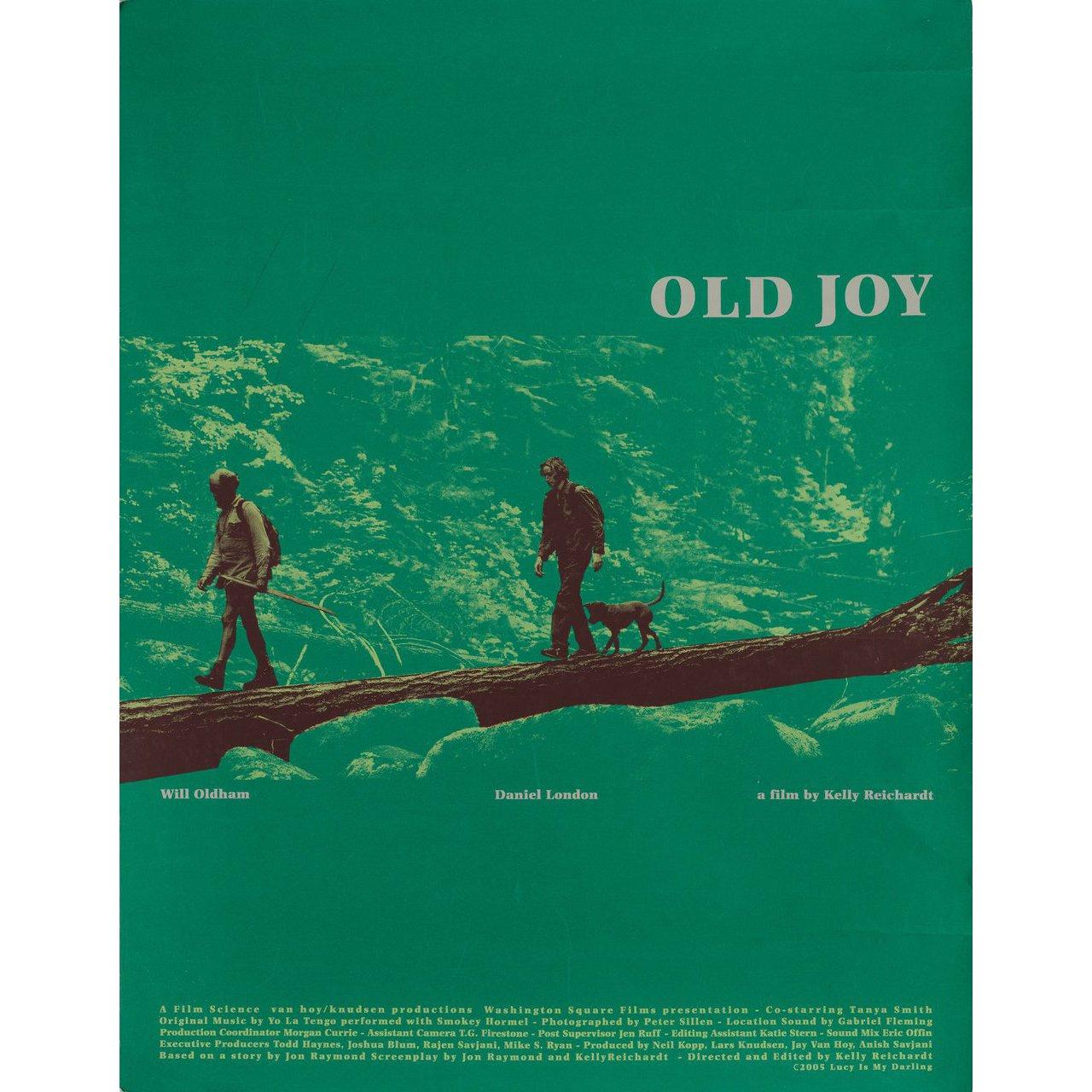 Original 2006 U.S. poster for the film Old Joy directed by Kelly Reichardt with Daniel London / Will Oldham / Tanya Smith / Robin Rosenberg. Very Good-Fine condition, rolled. Please note: the size is stated in inches and the actual size can vary by