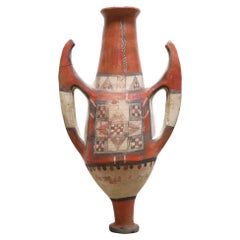 Used Old Kabyle terracotta amphora