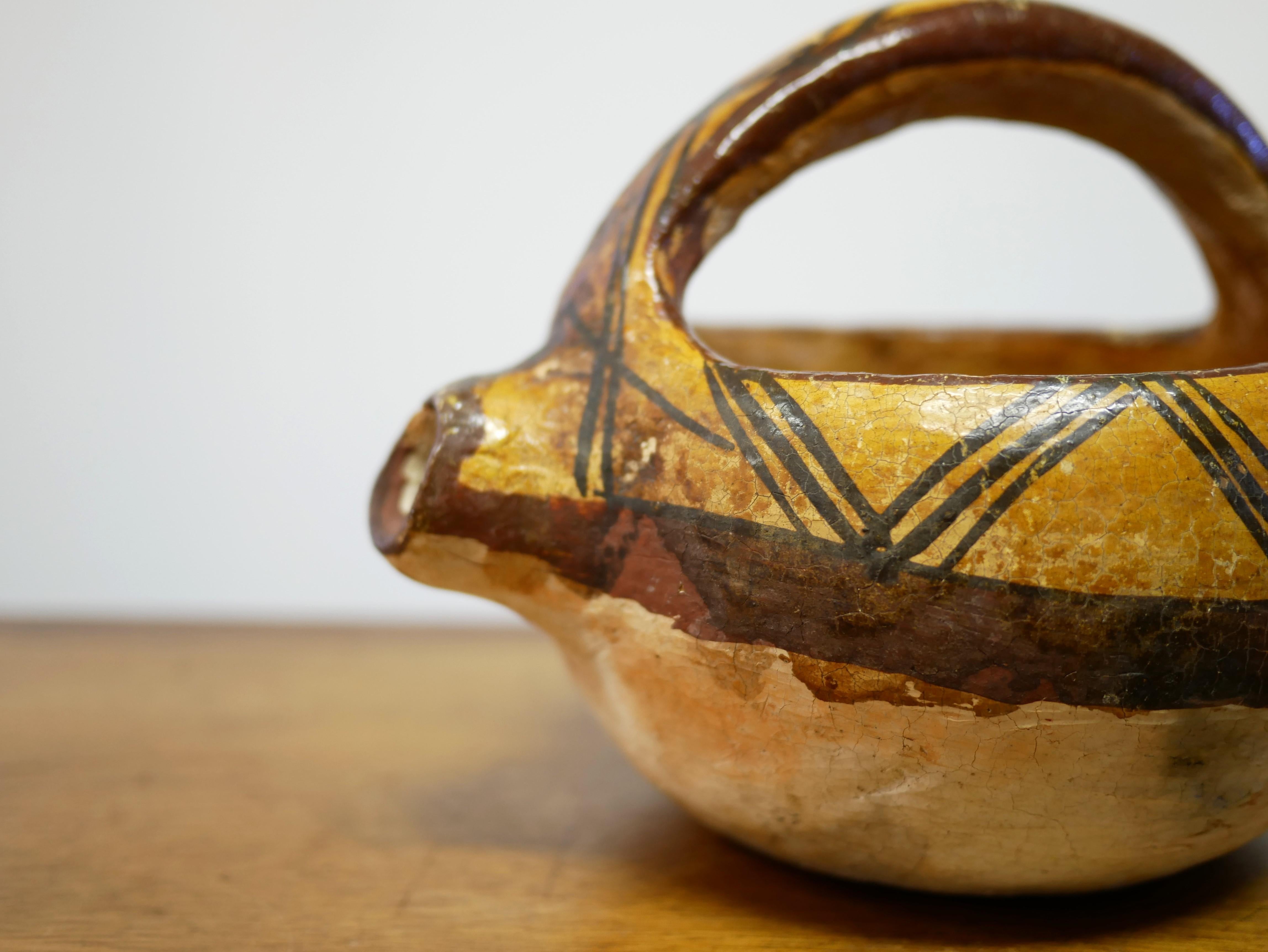 Ancienne cruche à bouillon en terre cuite kabyle en vente 1