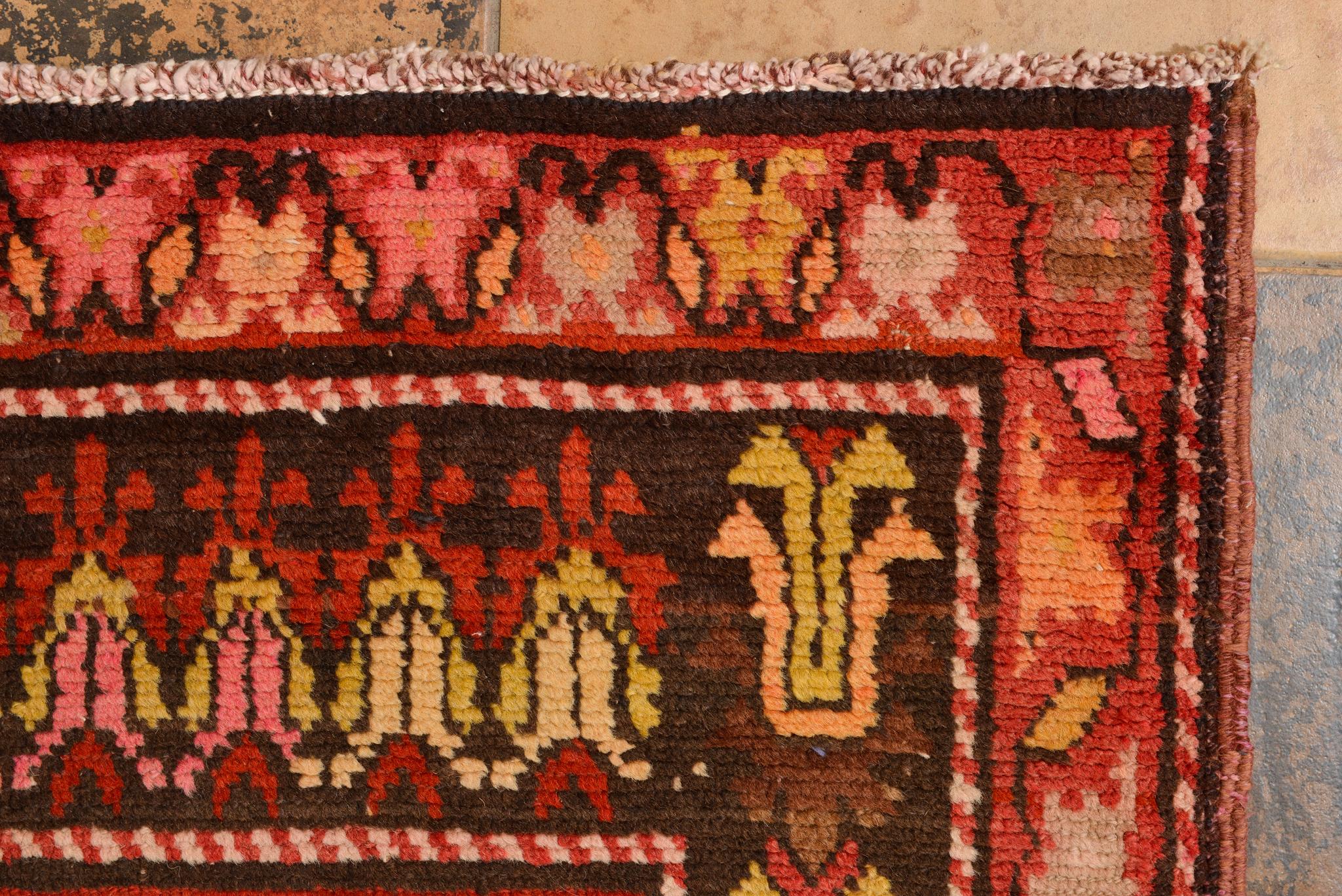19th Century Old Karabagh or Garebagh Dated Caucasian Carpet For Sale
