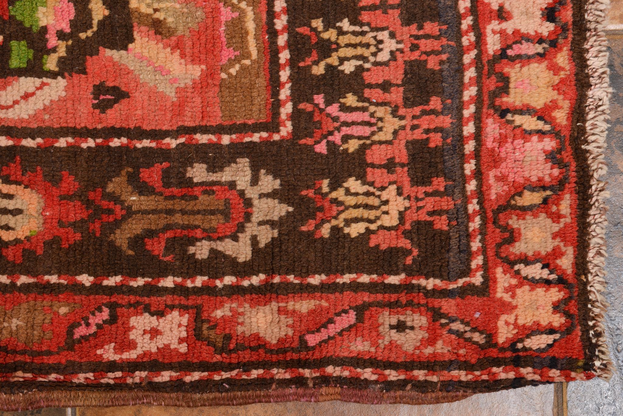 Old Karabagh or Garebagh Dated Caucasian Carpet For Sale 1