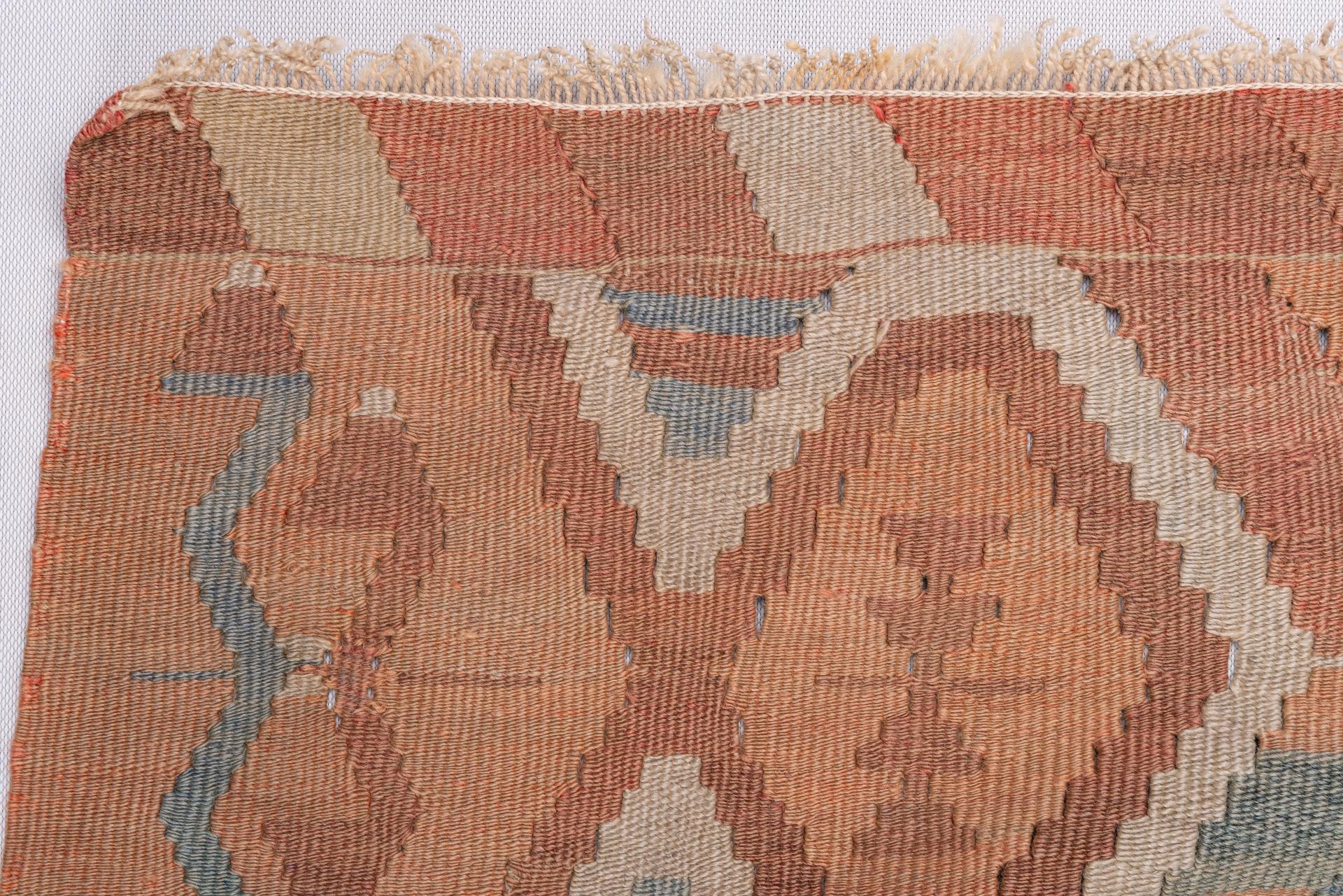 Hand-Woven Old Kilim AYDIN Gallery For Sale