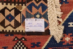 Hand-Knotted Wool Kilim Rug from Azerbaijan, Circa 1940