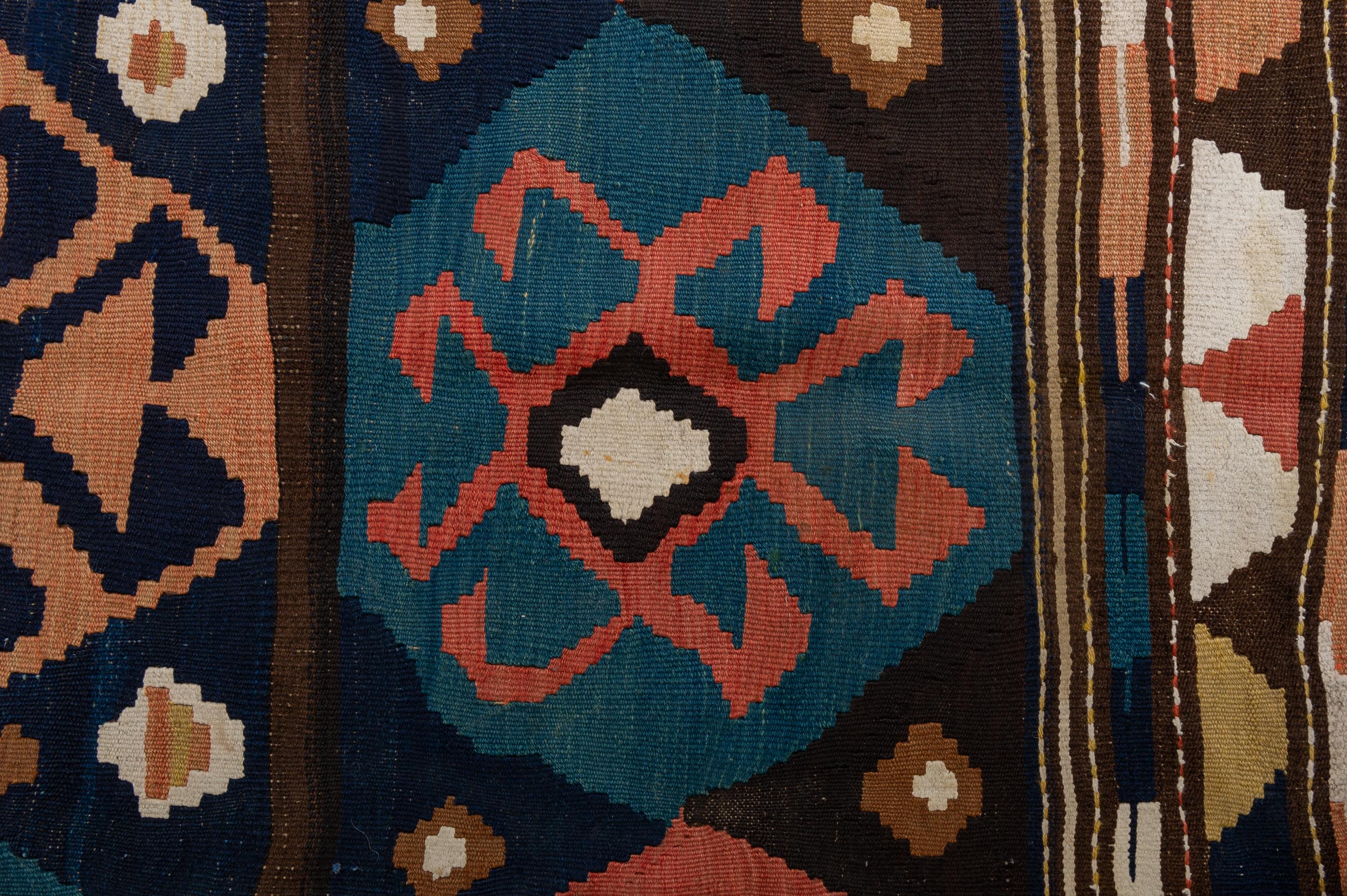Old Kilim KAZAK with a Good Price For Sale 1