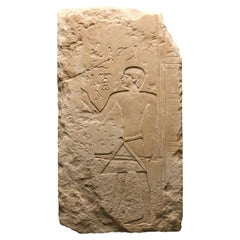 Old Kingdom Limestone Relief for Hen-Gegu