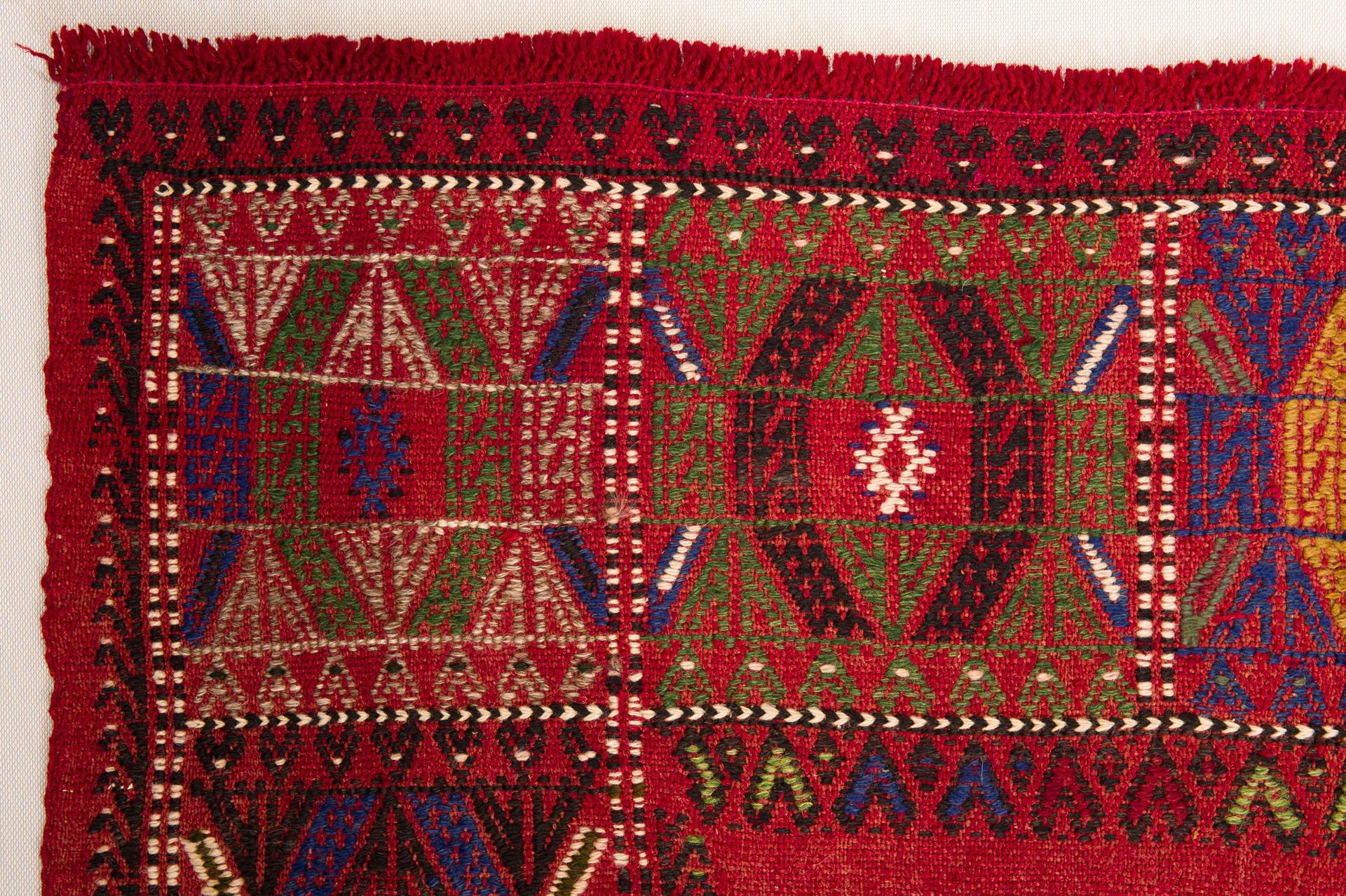 Old KONYA Kilim In Excellent Condition For Sale In Alessandria, Piemonte