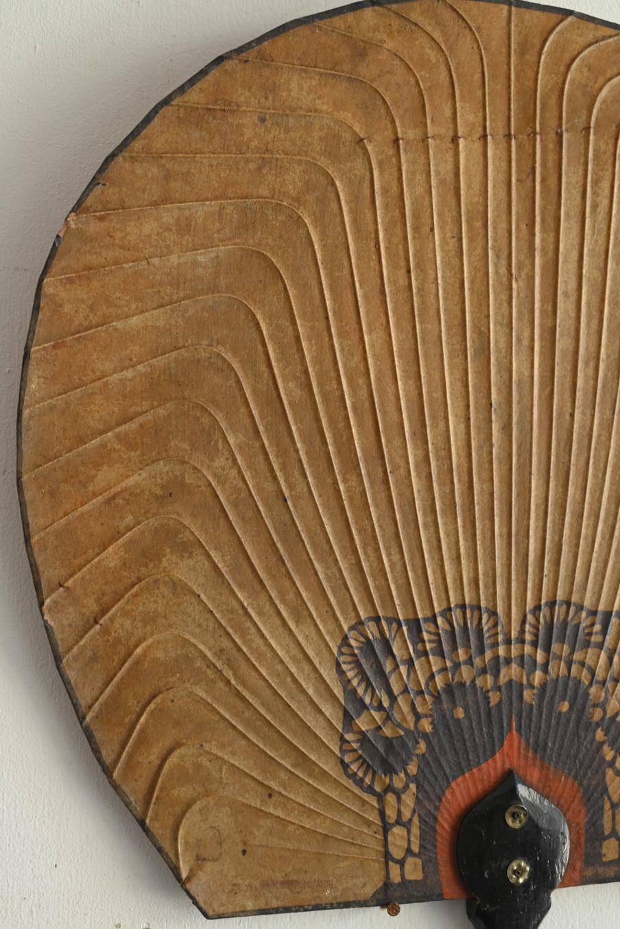 Antiguo Abanico Coreano / Siglo XX / Tapices / Arte Popular / MINGEI en Bueno estado para la venta en Sammu-shi, Chiba