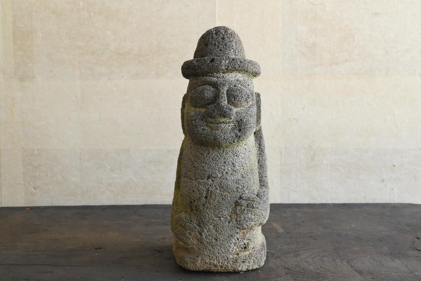Antiguas figuras de piedra coreanas/[Dol Harubang]/Siglos XIX a XX/Guardián de piedra 3