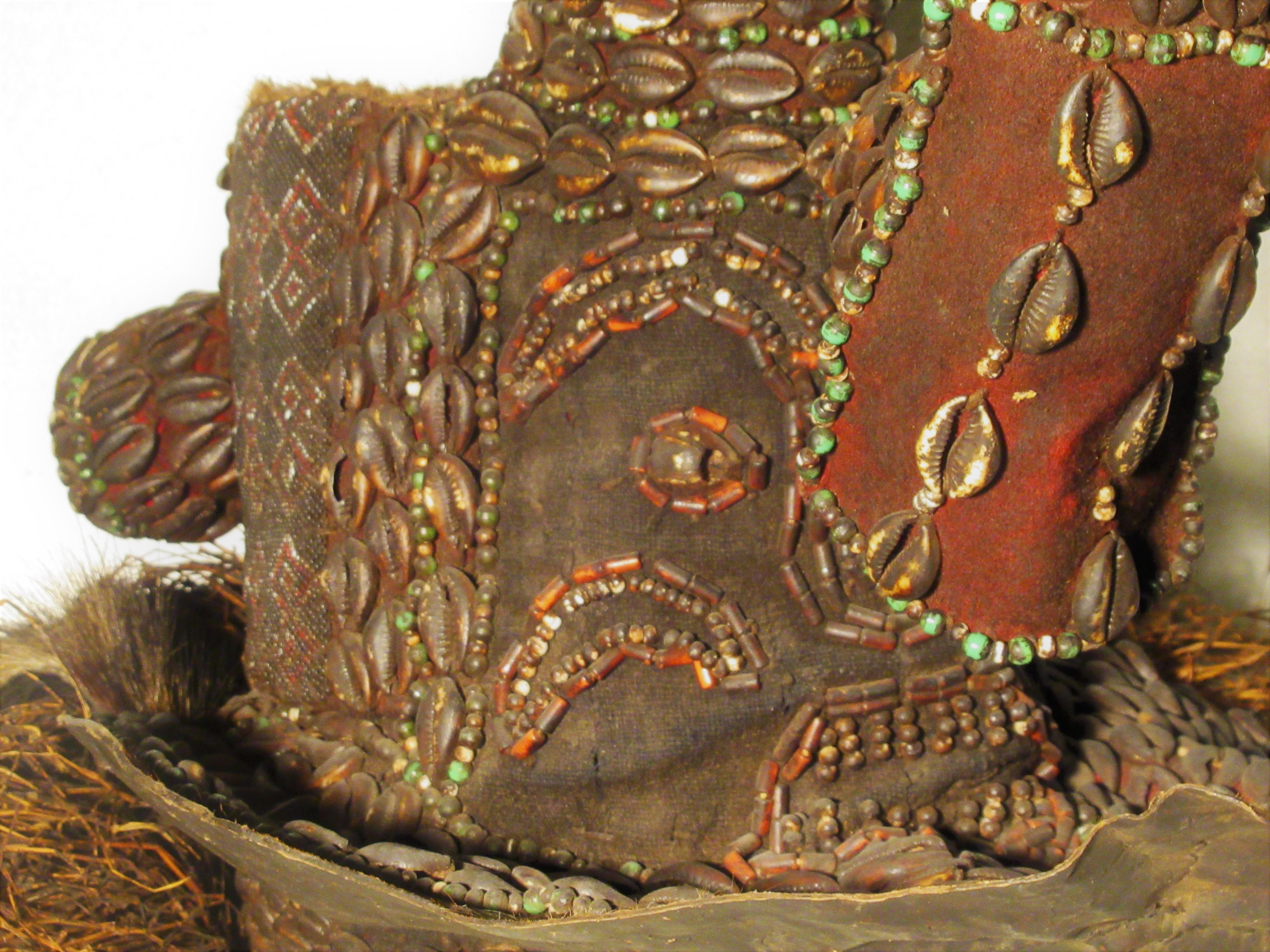 20th Century Old Kuba Mukenga Helmet Mask