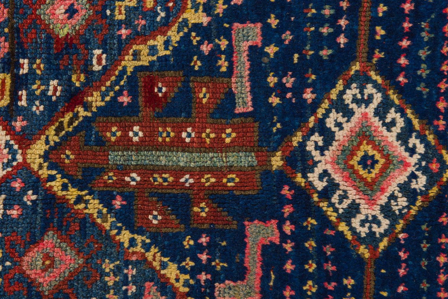 Alt Kurdestanischer Teppich oder Teppich im Angebot 5