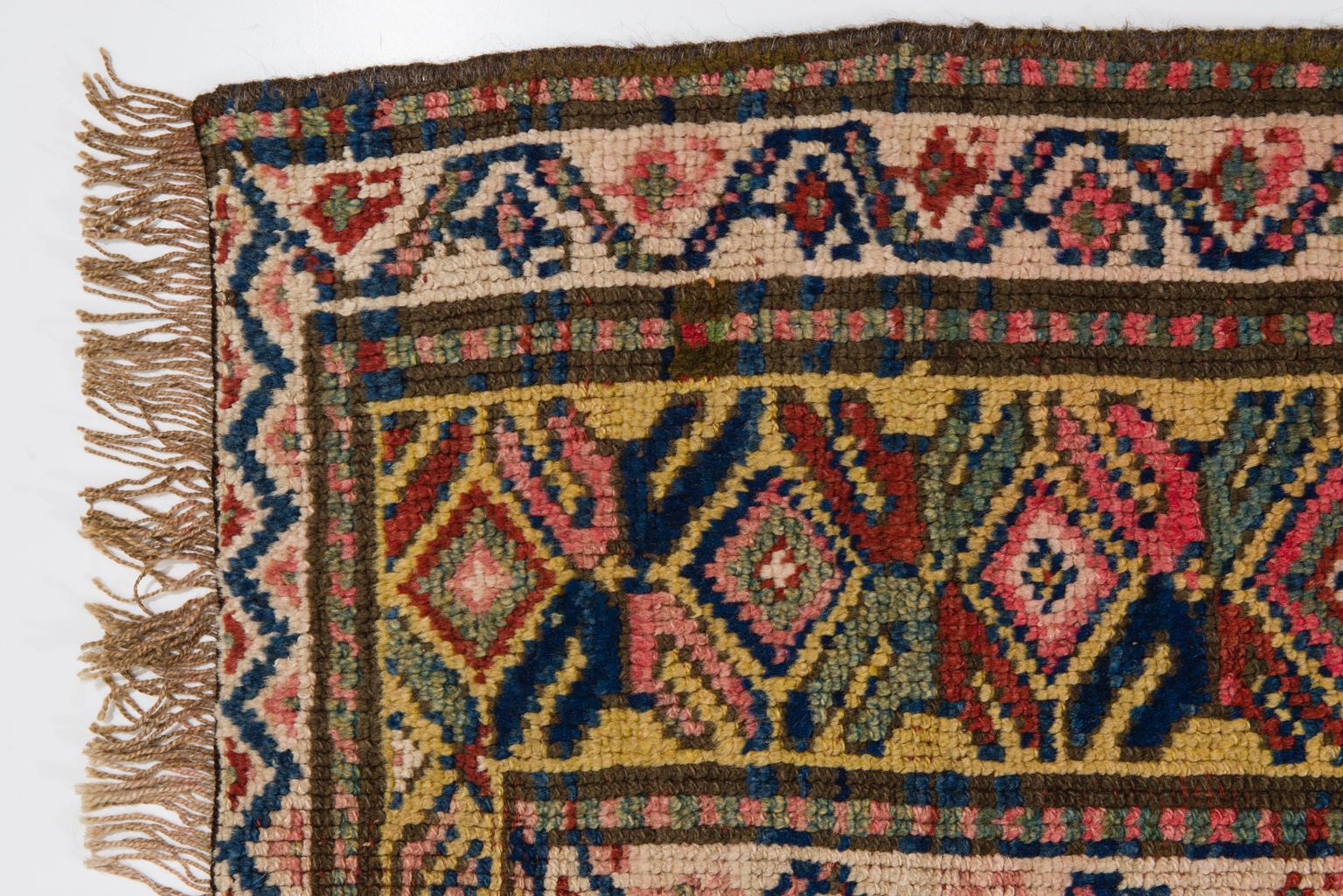 Central Asian Old Kurdestan Carpet or Rug For Sale