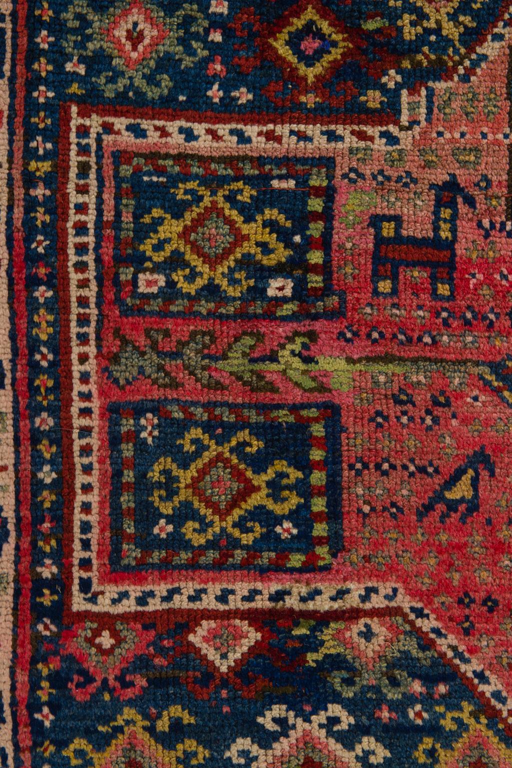 Wool Old Kurdestan Carpet or Rug For Sale