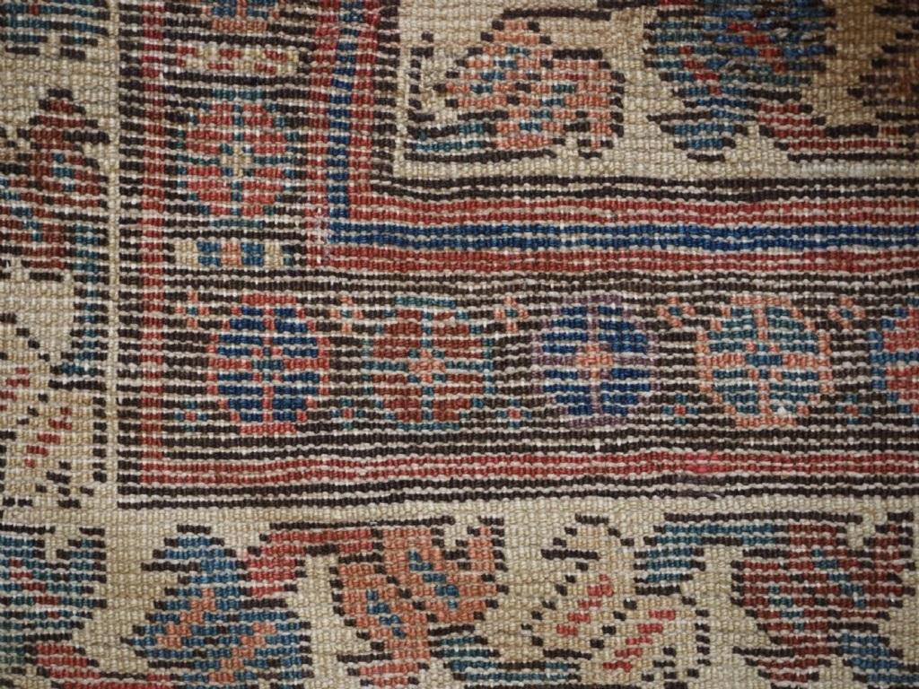Old Kurdischer Teppich mit Diagonalstreifen-Design, Südkaukasus, um 1930 im Zustand „Hervorragend“ im Angebot in Moreton-In-Marsh, GB